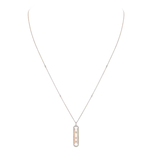 Colar de Diamantes em Ouro Rosa