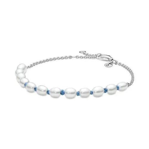 Pulseira Freshwater Cultured Pearl Blue