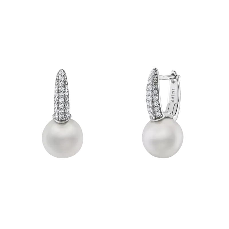 Unike Argolas Bridal Pearl Silver UK.AR.1205.0031