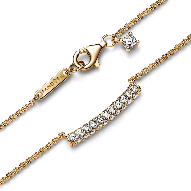 Pandora Pavé Single-row Bar Collier Necklace 362635C01-45