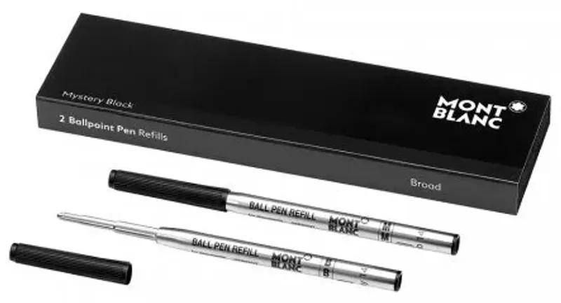 Montblanc 2 Ballpoint Pen Refill (B) Mystery Black 116191