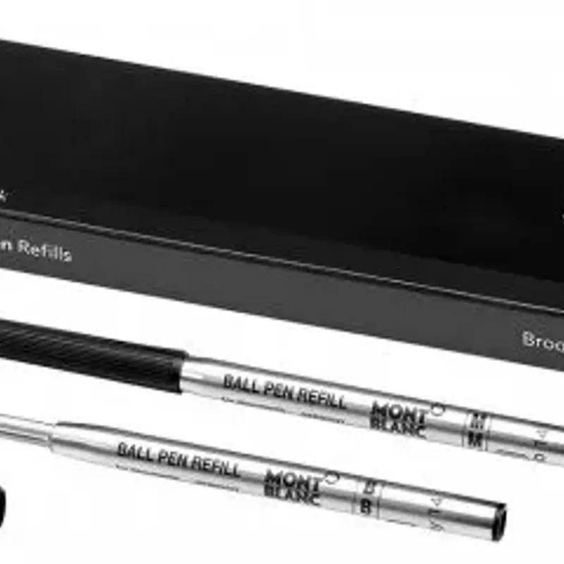 Montblanc Recargas 2 Ballpoint Pen Refill (B) Mystery Black 128212