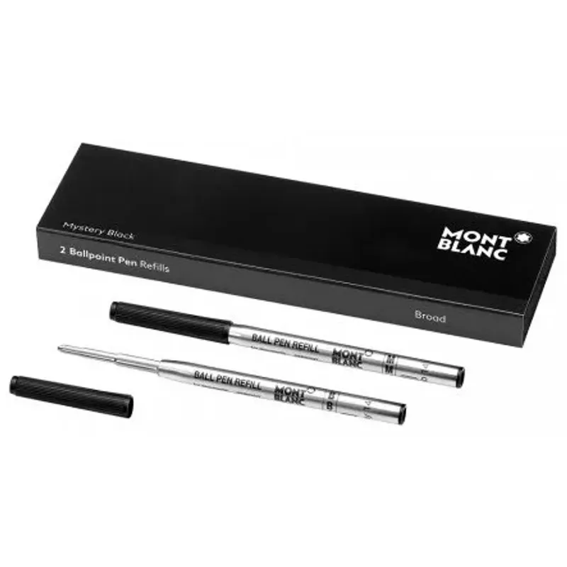 Montblanc 2 Ballpoint Pen Refill (B) Mystery Black 116191