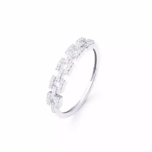Image White Gold Ring with Diamonds