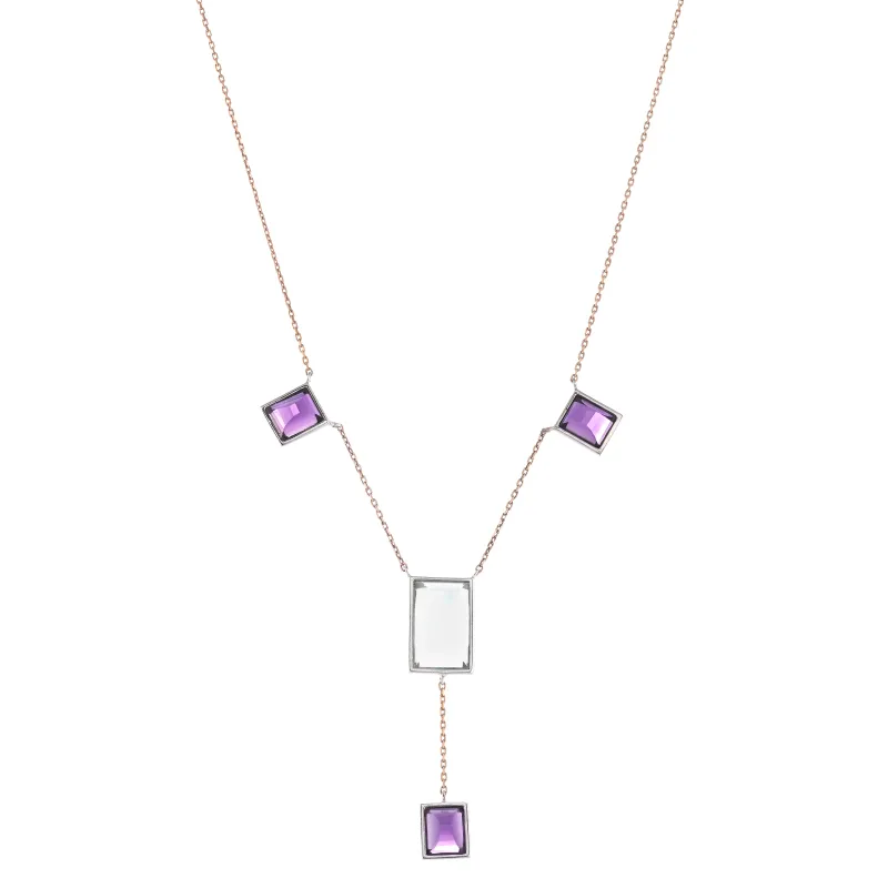 Marcolino Colar Verdegreen em Prata COL13150A