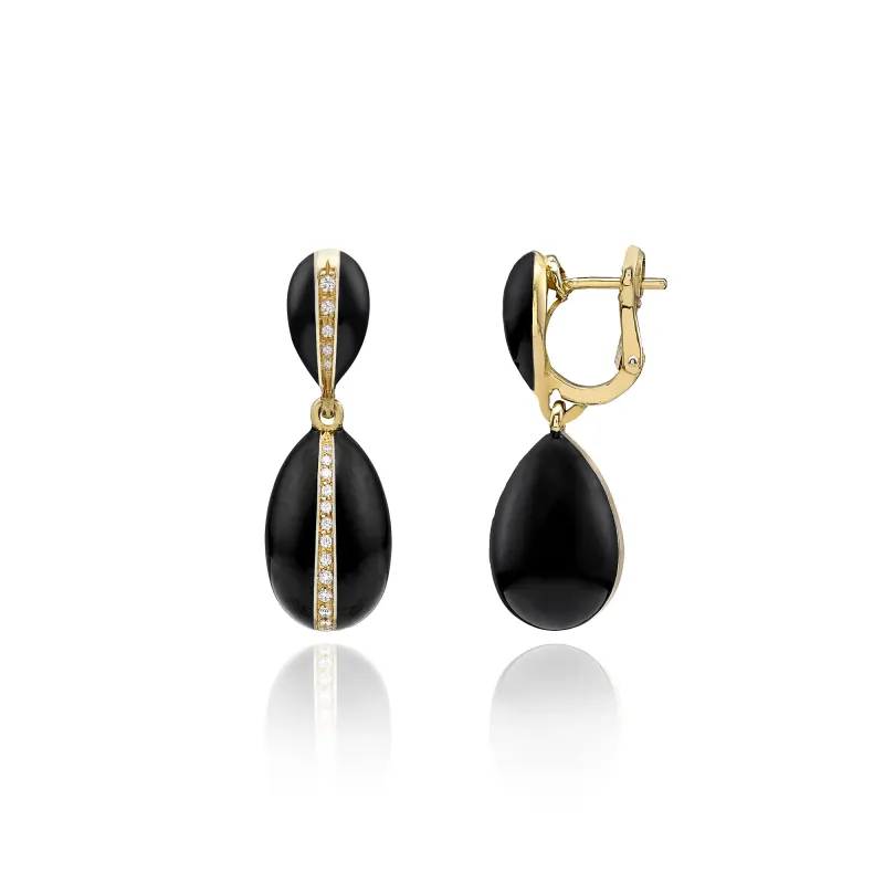 Aquaverdi Earings Egg PB_OVO1BLK