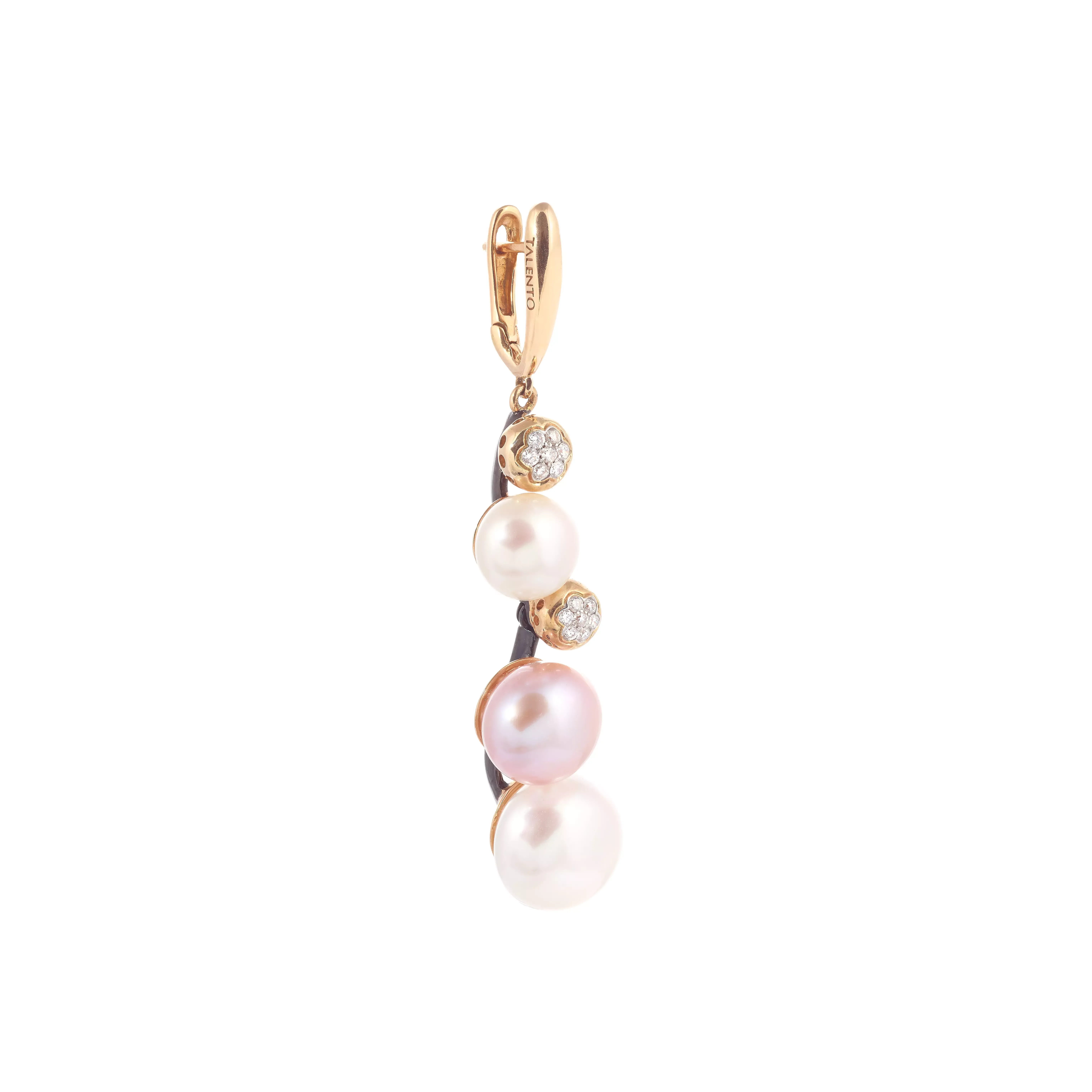 Image Talent Gold Earrings with Pearls
