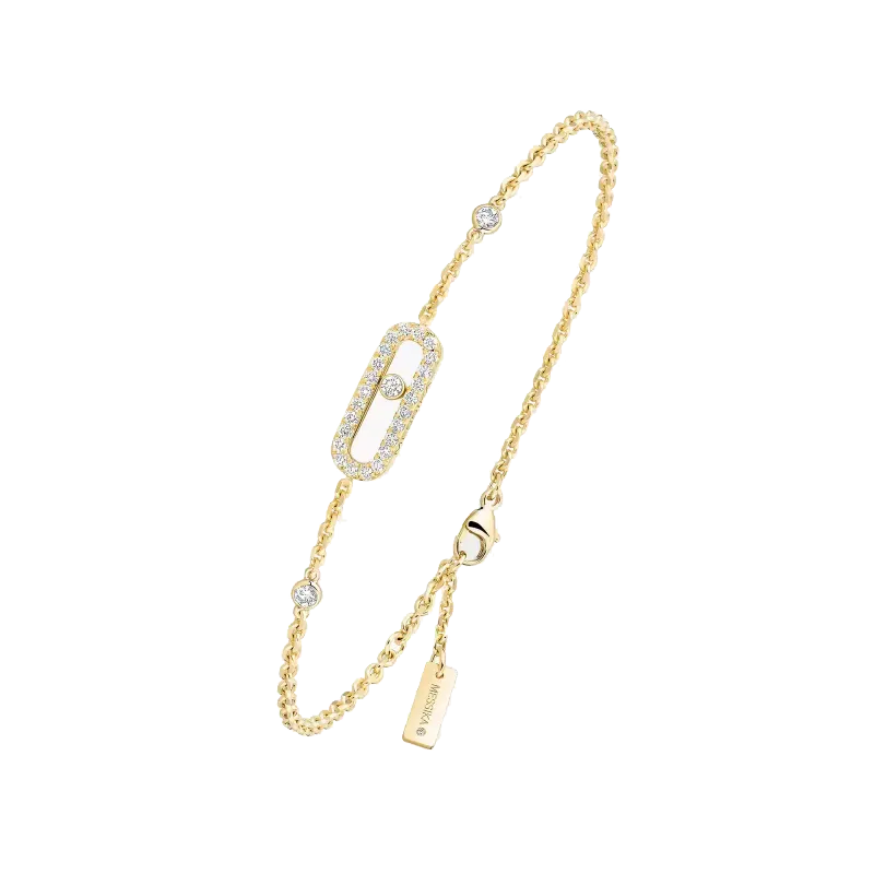 Messika Yellow Gold Diamond Bracelet Move Uno MEK.01.PU.04706.YG