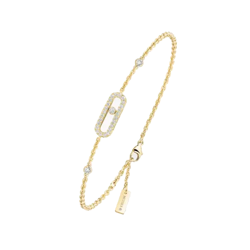 Imagem Pulseira de diamantes em ouro amarelo Move Uno