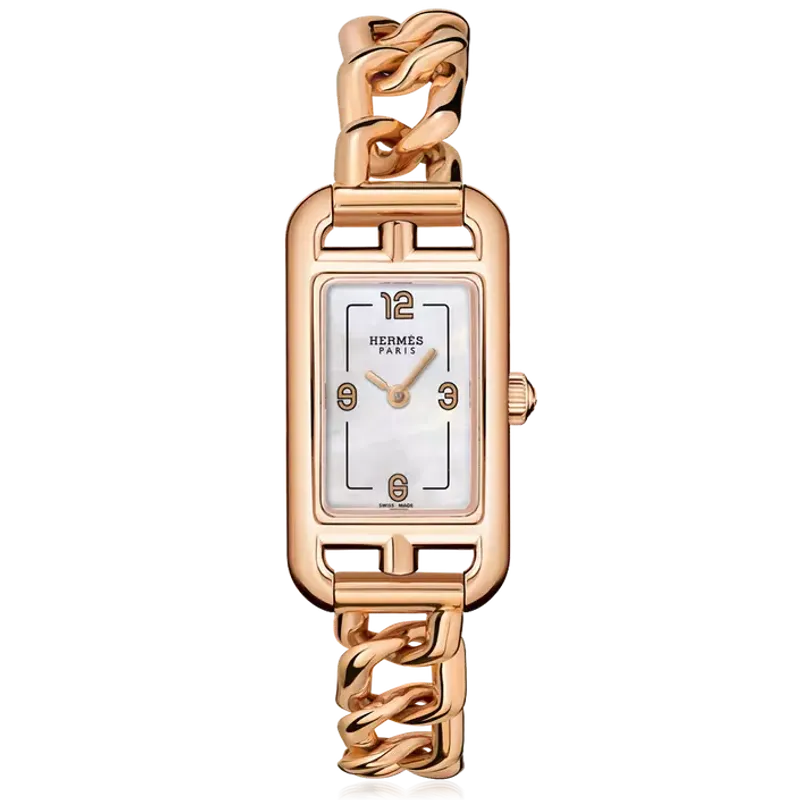 HermÈs Relógio Hermès Nantucket Ouro Rosa 11NA2170291/970
