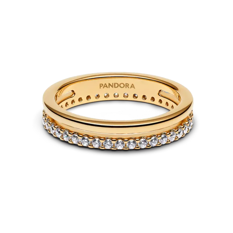 Pandora Anel Double Band 163799C01-54