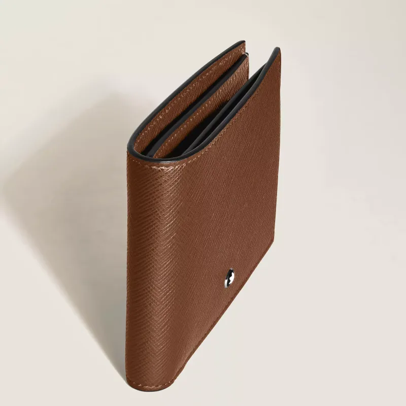 Montblanc Carteira 6cc em couro Sartorial 220386