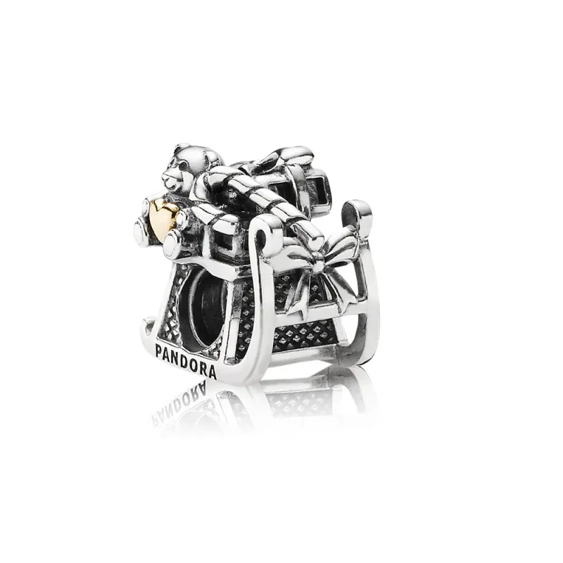 Pandora Conta Ouro Prata 14K Treno 4.4G 791207
