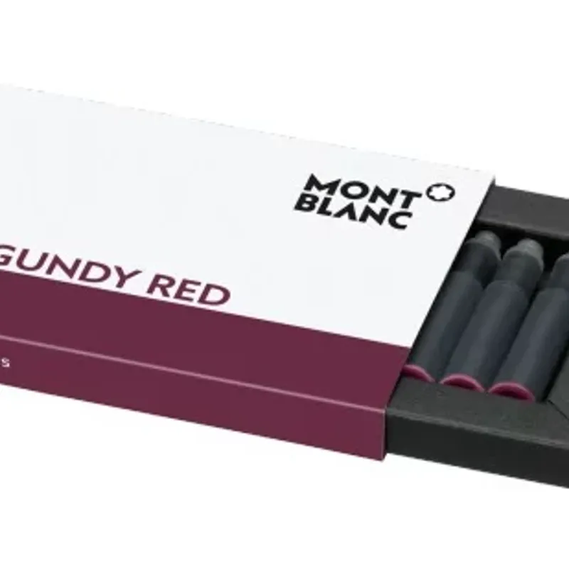 Montblanc Cartuxos de Tinta 8 Cargas  Burgundy Red 128201