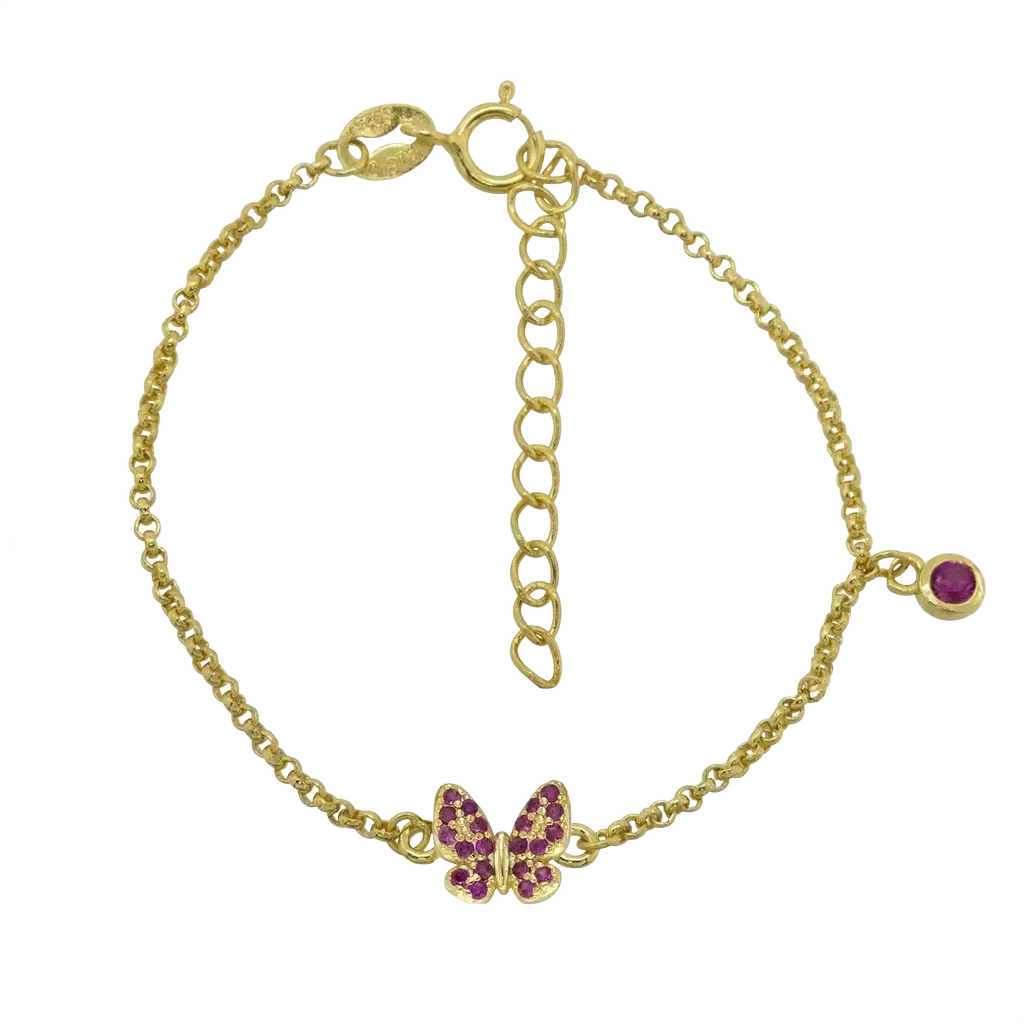 PULSEIRA DOURADA BORBOLETA