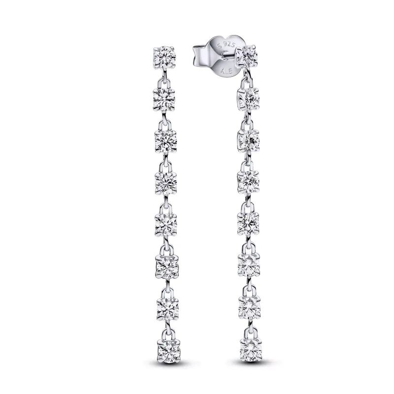 Pandora Brincos Sparkling Eight 293159C01