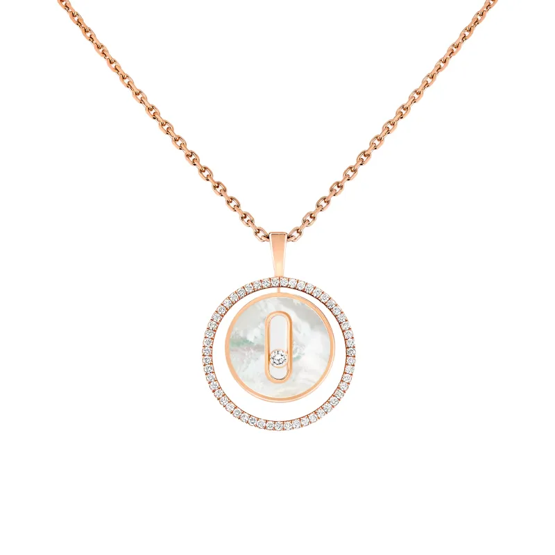 Messika Rose Gold Necklace with Diamonds MEK.33.FI.11650.PG