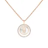 Rose Gold Necklace with Diamonds MEK.33.FI.11650.PG