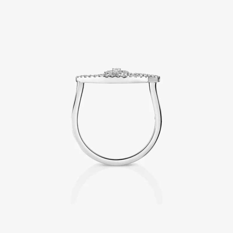 Messika Anel Lucky Eye ouro branco com diamantes MEK34AN10037WG53