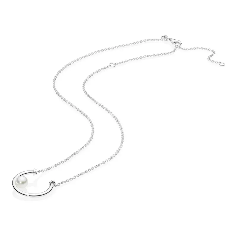 Pandora COLAR AG C/PRL CONTEMPOR 4,2g 397526P-50