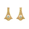 Filigree Earrings with Turquoise 00PBR0243A