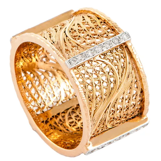 Eleutério Yellow Gold Ring ANOA0111