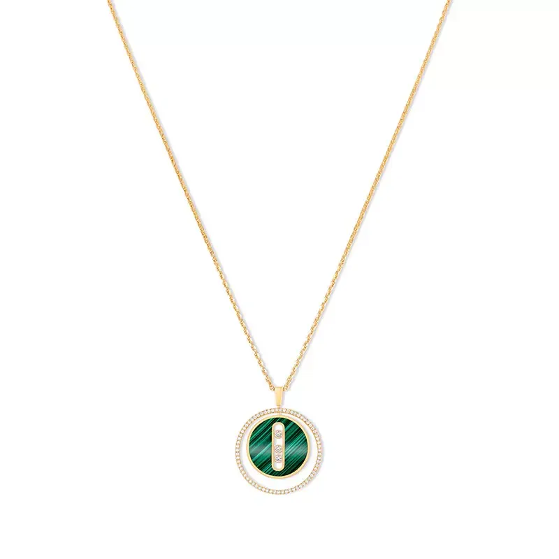 Messika Necklace Diamond Yellow Gold Lucky Move MEK.33.FI.10840.YG