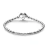 Infinity Heart Sterling Silver Bracelet 592645C01-19