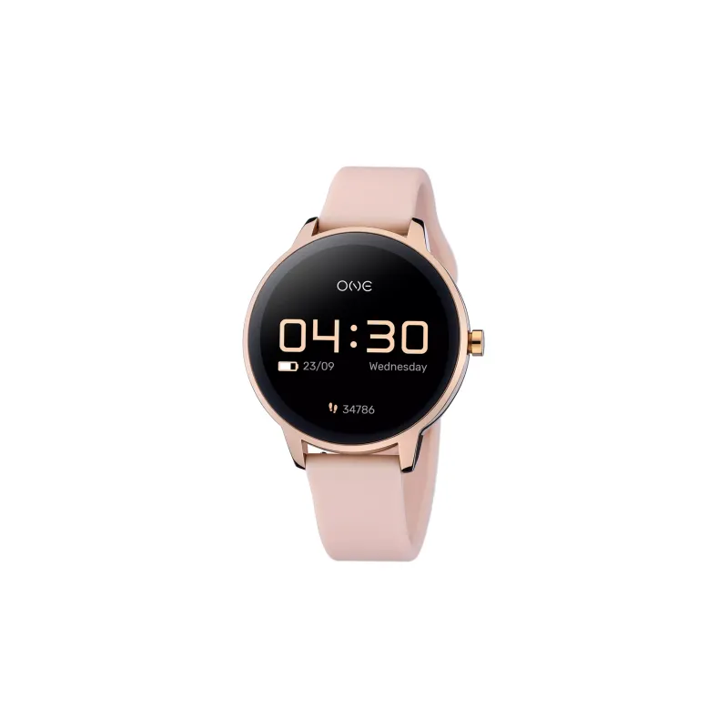 One Smartwatch QueenCall Rosegold Silicone OSW0027RS51D