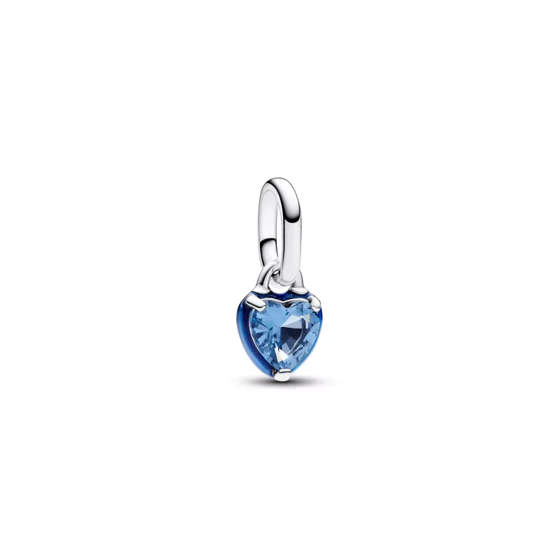 Pandora Mini-Conta Pendente Coração Chakra Azul Pandora ME 793042C02
