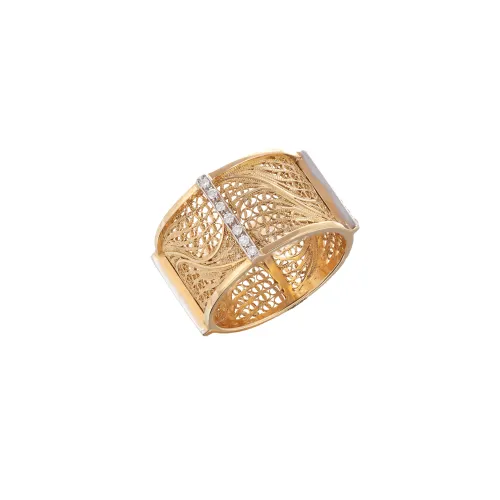 Anel Ouro Rosa
