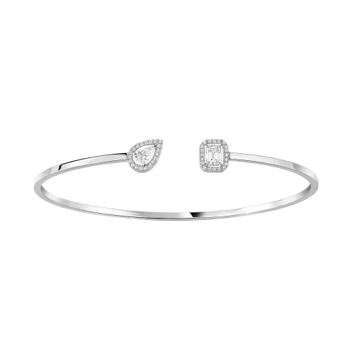 Pulseira My Twin Ouro Branco com Diamantes
