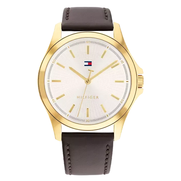 Image Set Relógio e Pulseira Aço Dourado