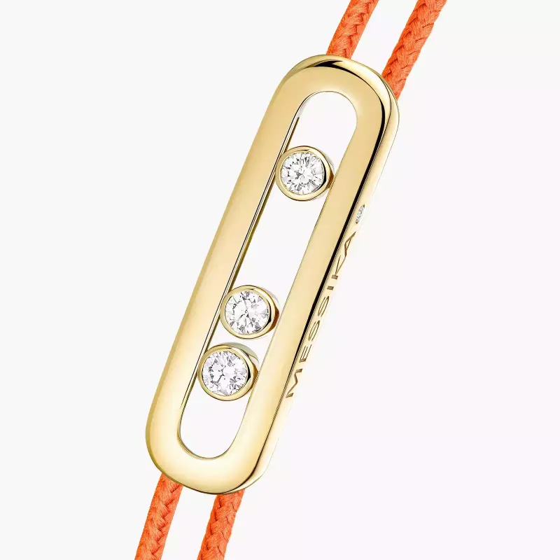 Messika Pulseira de cordão laranja com diamantes MESSIKA CARE(s) PU.13466.TG.XL