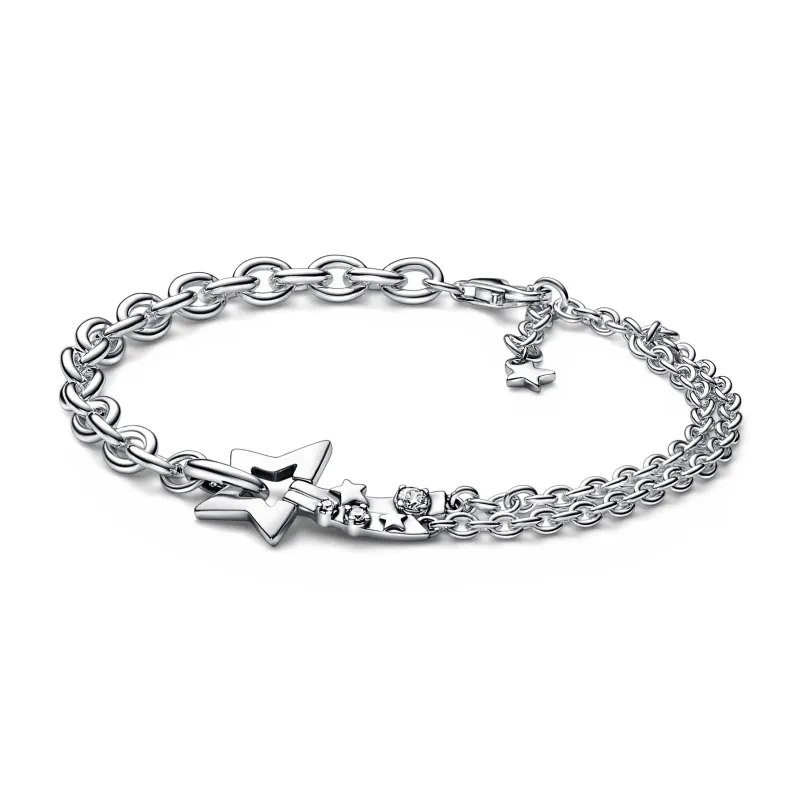 Pandora Pulseira Shooting Star Malha Dupla 592409C01-20