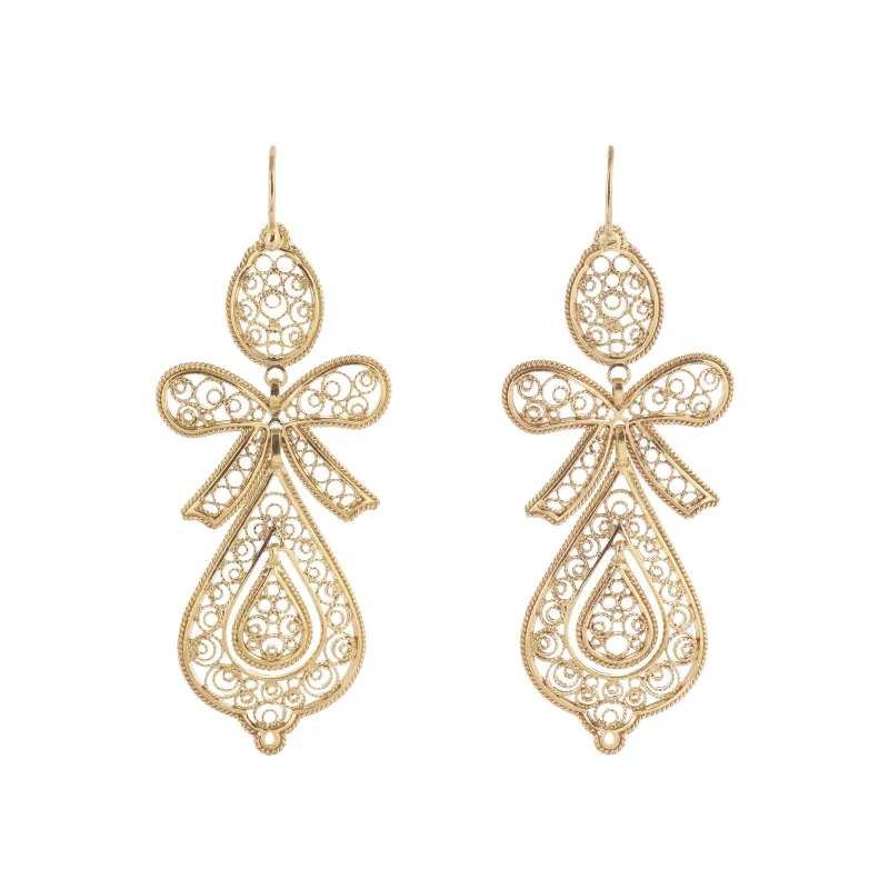 Marcolino Brincos de Filigrana em Prata 03BR-PD0021