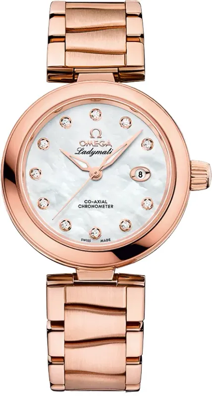 Omega OMEGA DE VILLE LADYMATIC 34 NY/NY WHITE 42560342055004