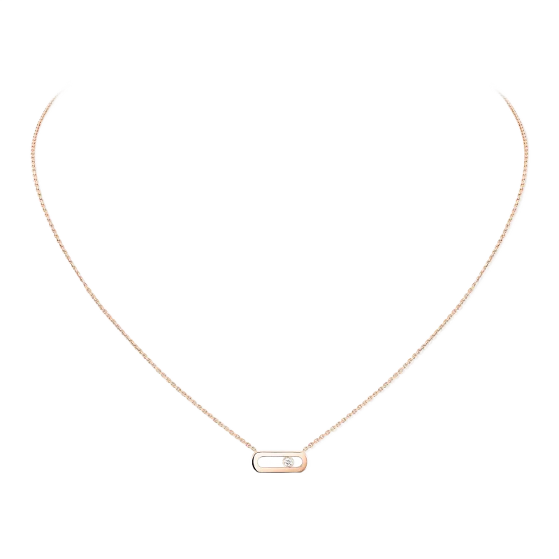 Messika Colar de Diamantes em Ouro Rosa FI.14613.PG