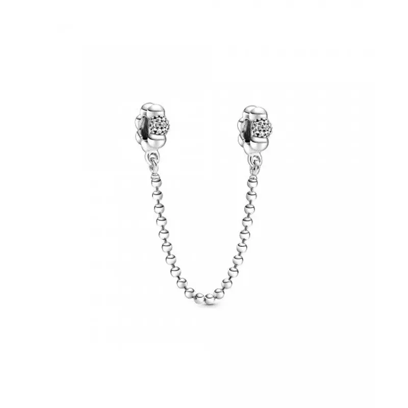Pandora Corrente de Segurança Esferas e Pavé 798680C01-05
