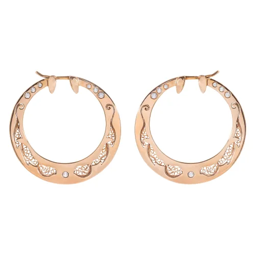 Image Verdegreen Earrings in Steel