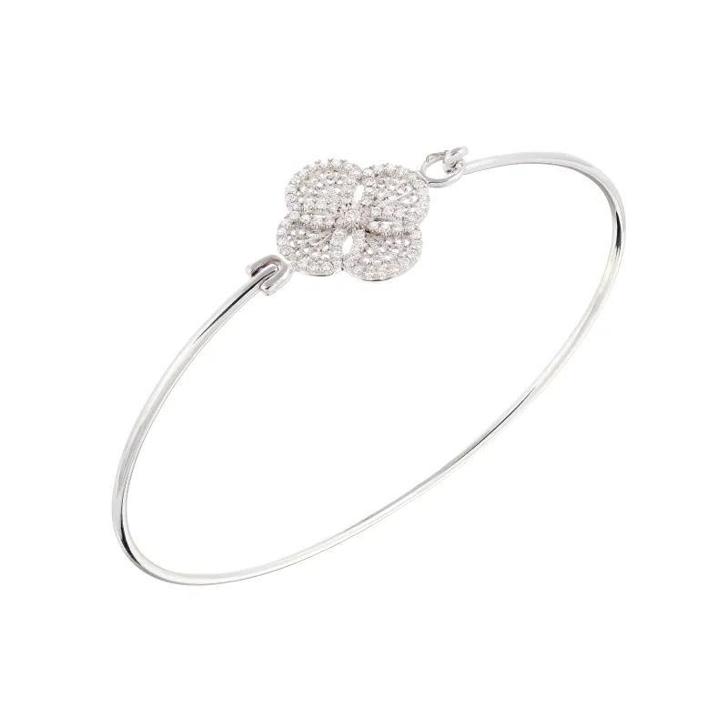 Eleutério White Gold Bracelet with Diamonds PLOB0116