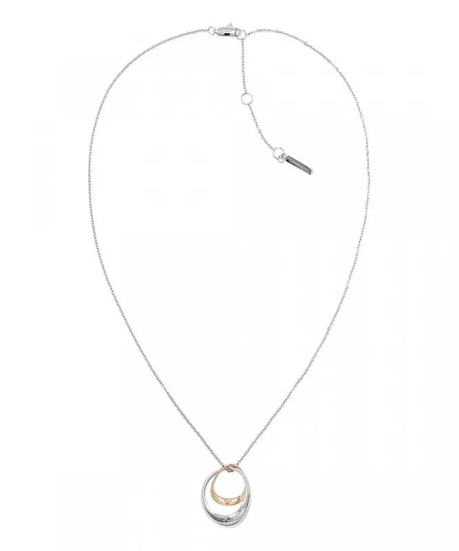 Calvin Klein Warped Rings Necklace 35000008