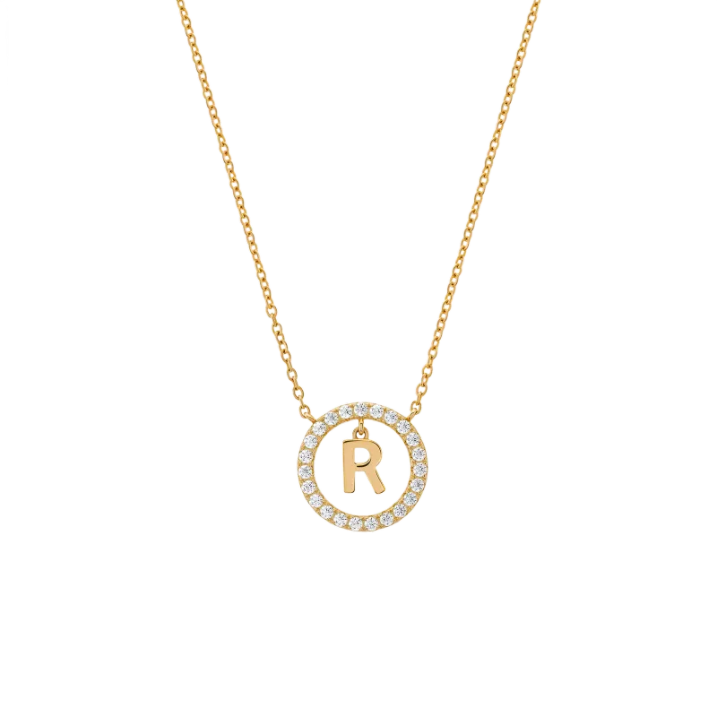 Unike Letter R Necklace UK.CL.1204.0305