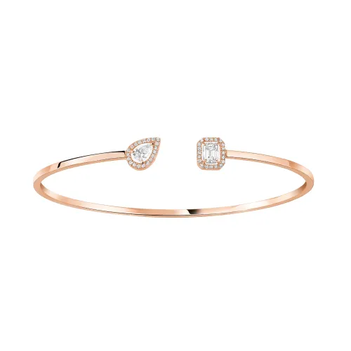 Image Pink Gold Diamond Thin Bangle 0,15ct My Twin Toi & Moi