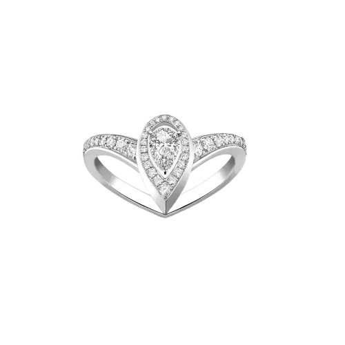 Imagem Anel de Diamante em Ouro Branco