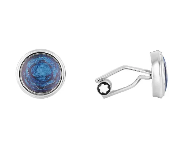 Imagem Botões de Punho Hommage to Van Gogh, Aço, Lacquer