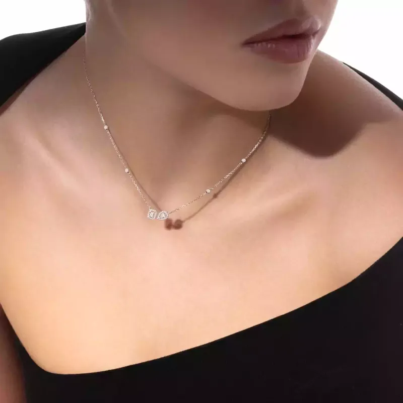 Messika Colar de Diamantes em Ouro Branco FI.14534.WG