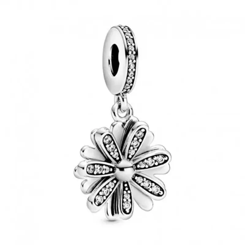 Pandora Sparkling Daisy Flower Dangle Charm 798813C01