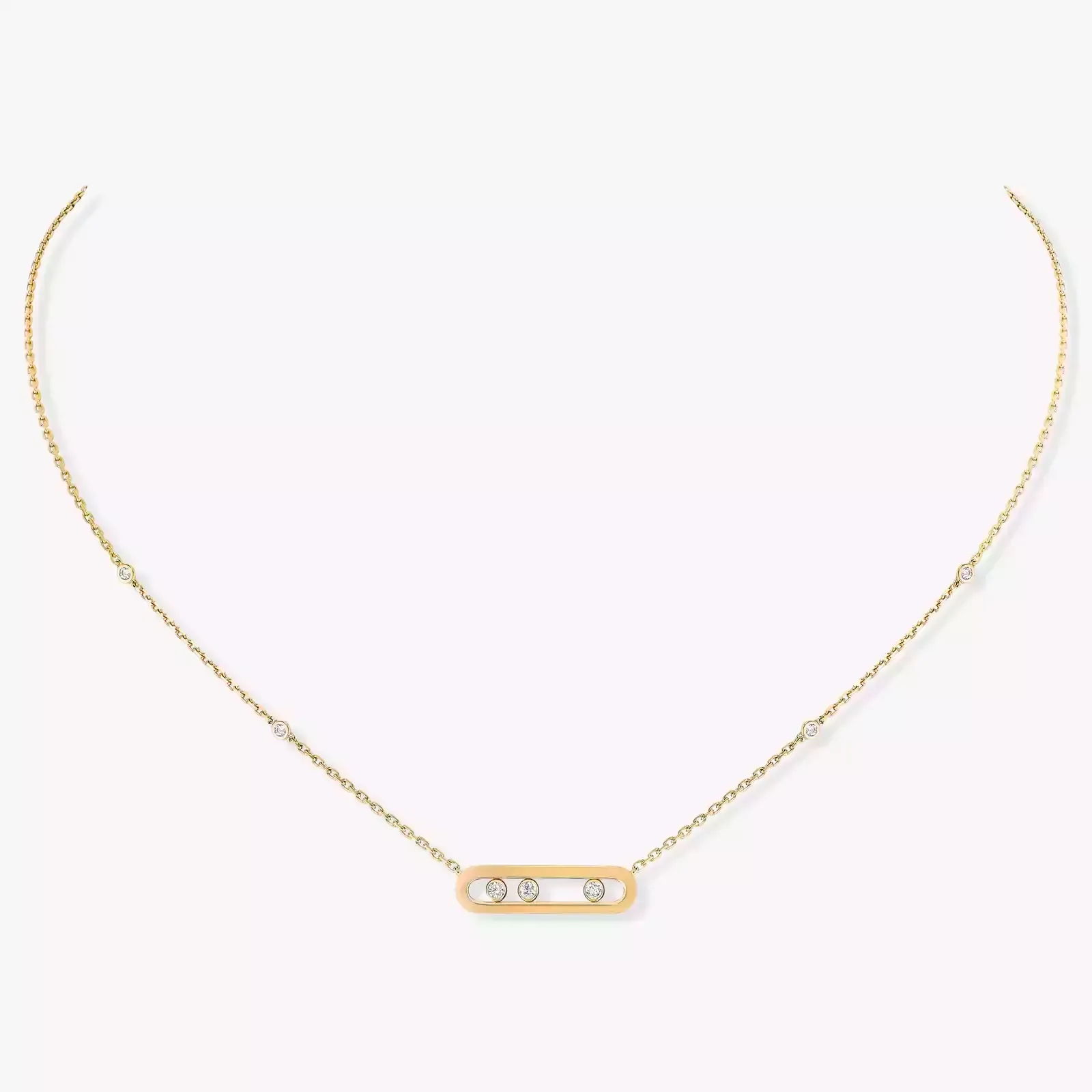 Imagem Fio Baby Move Classique Ouro Amarelo com Diamantes