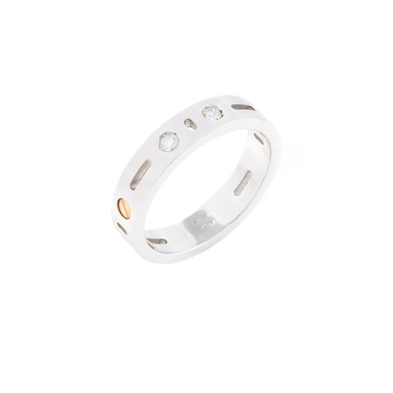 Marcolino Anel Baraka Bicolor BK-AN21265WR